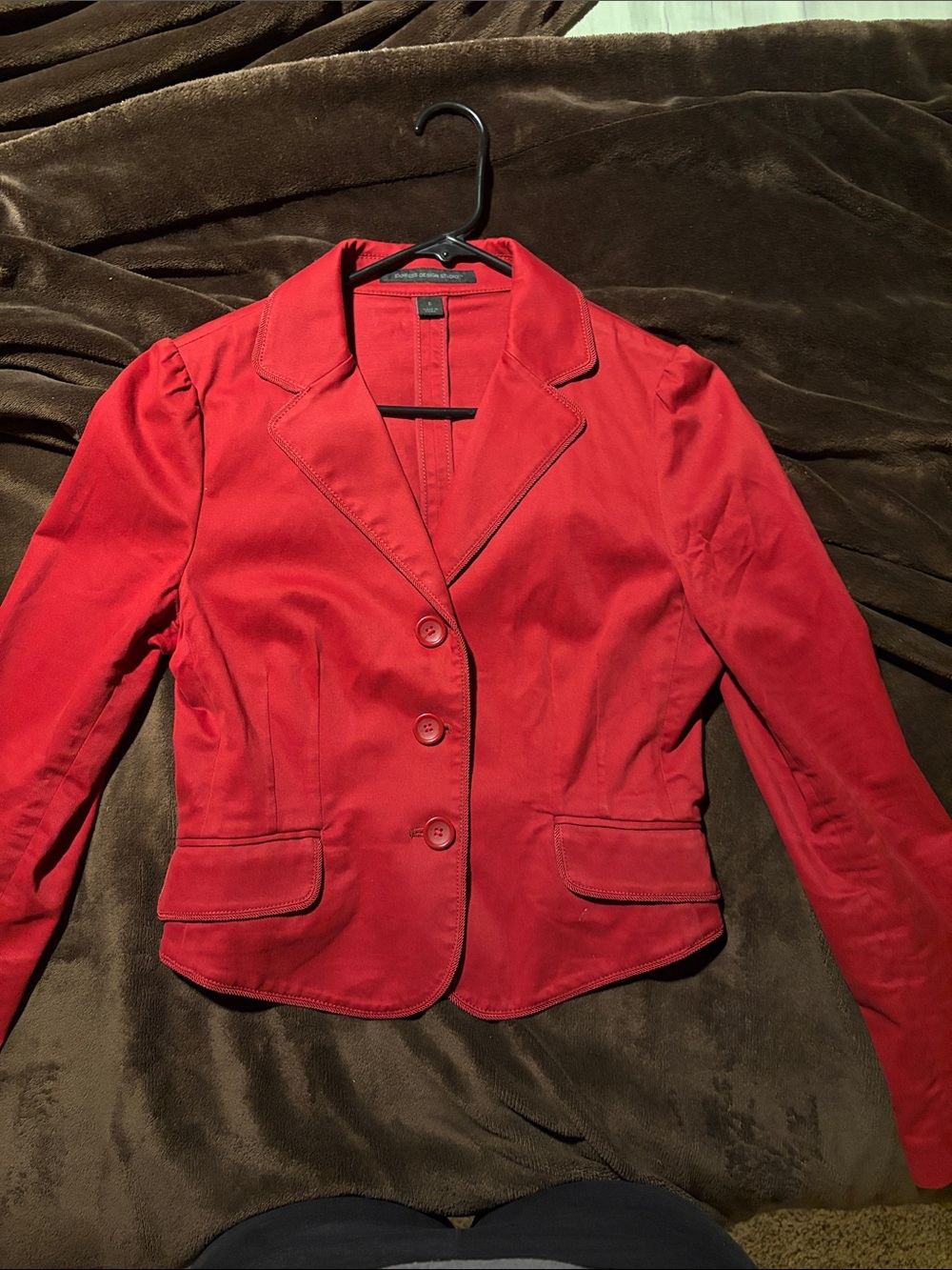 Express Red Women's Tailored Blazer